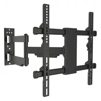 E+P Full-Motion Wandhalterung für 32-65 Zoll TVs, VESA bis 400x400, schwenkbar, neigbar, schwarz 0005625444