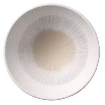 APS BLUSH Runde Servierschale, 190 mm, Beige Melamin, Stapelbar, Spülmaschinenfest, Hitzebeständig (1 Stk) 85509