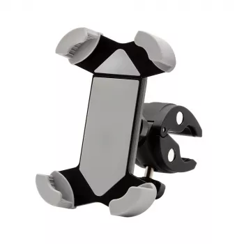 E+P MHB7 Fahrrad-Smartphone-Halterung mit verstellbarem Klemmarm 130-180mm, Schwarz/Grau