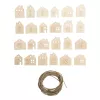 Rayher Adventskalender Zahlen Holz 1-24 Natur (46812505)