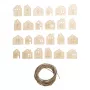 Rayher Adventskalender Zahlen Holz 1-24 Natur (46812505)