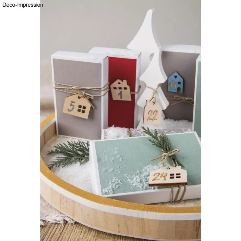 Rayher Adventskalender Zahlen Holz 1-24 Natur (46812505)