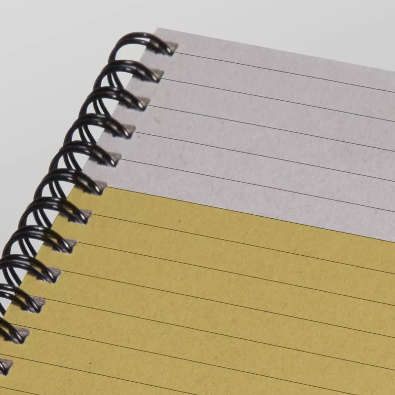 SIGEL Quicknote Leuchtend Gelbes Notizbuch A5 Liniert, Gelb/Grau Softcover, 160 Seiten, SN500