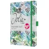 SIGEL Jolie 2027 Wochenplaner A5 Green Jungle Fever Softcover mit Gummiband, Stiftschlaufe, 2 Lesebändchen 7J355