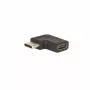 E+P CC377 USB-C Winkeladapter 270° U-Form USB-C Stecker auf USB-C Buchse 10Gbps 100W PD 4K60Hz Schwarz