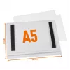 DURABLE Wasserdichter magnetischer A5-Posterrahmen, 5er-Pack, Schwarz 505819