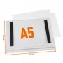 DURABLE Wasserdichter magnetischer A5-Posterrahmen, 5er-Pack, Schwarz 505819