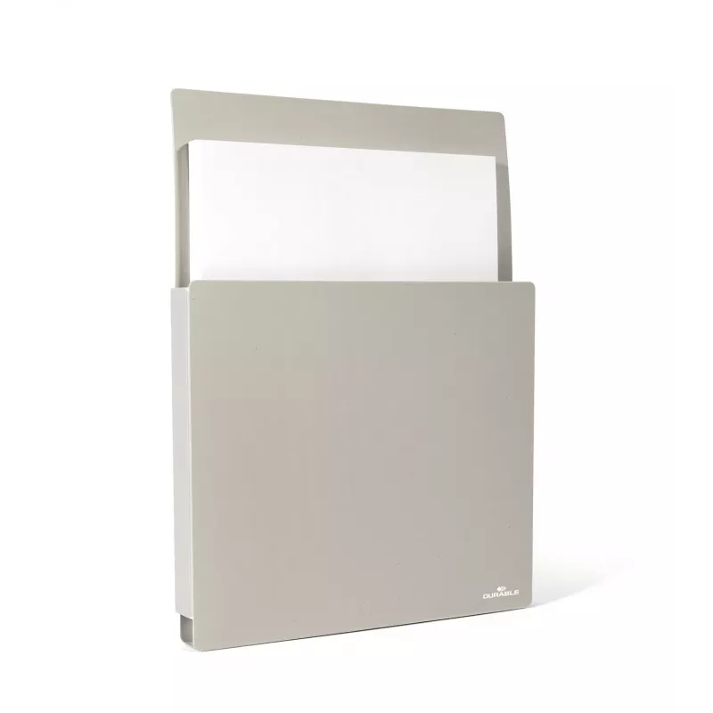DURABLE Selbstklebender Prospekthalter Grau DIN A4 245 x 27 x 330 mm 507210