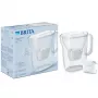 Brita Style Wasserfilter-Kanne, 2,4L, Weiß, MAXTRA+ Filter enthalten