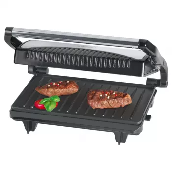 Clatronic MG 3519 Kontaktgrill 700 W fettfrei antihaftbeschichtete Platten