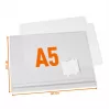 DURABLE 505719 Wasserdichte A5 Selbstklebende Sichtmappe, 5er-Pack