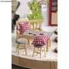 Rayher Mini-Wichteltisch mit 2 Hockern, Naturholz, 3-teiliges Set 46819505