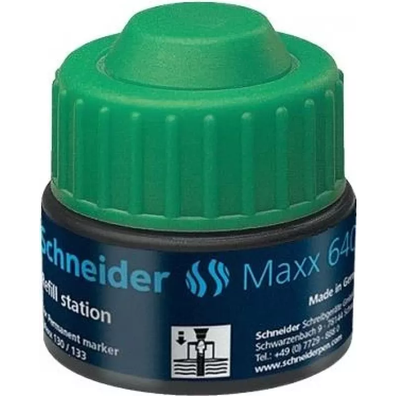 Schneider Maxx 640 Marker Nachfülltinte Grün 30 ml 164004