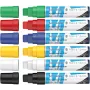 Schneider Paint-It 330 V1 Acrylmarker-Set, 6 verschiedene Farben, 15 mm Keilspitze 120396