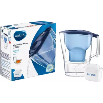 BRITA Aluna Wasserfilterkanne 2,4L Blau