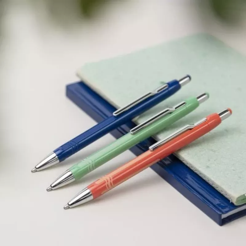 Schneider Epsilon Kugelschreiber Orange mit blauer Tinte 138606
