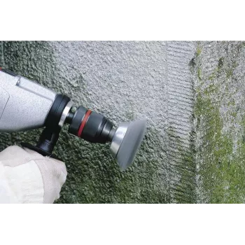 Wolfcraft Topfbürste mit 1/4 Zoll (6,3 mm) Schaft, 50 mm geknoteter Stahldraht, 12500 U/min, Modell 2108000
