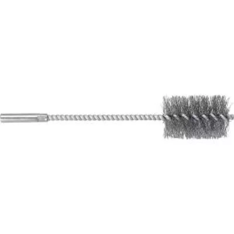 Wolfcraft Zylinderbürste 2128000, Stahldraht, 15 mm Durchmesser, 6 mm Schaft, 4500 U/min