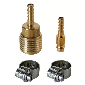 Einhell 6 mm Schlauchverbinder-Set für Druckluftsysteme (4139500)