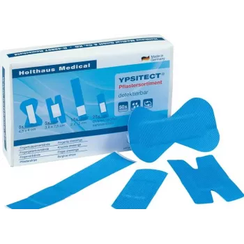 Holthaus Medical YPSITECT blauer detektierbarer Pflaster 50 Stück 40600
