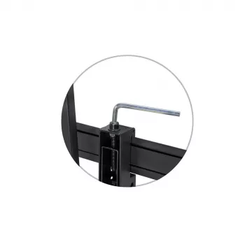 E+P WHS310 neigbare TV-Wandhalterung für 55-105 Zoll Bildschirme bis 80 kg, Schwarz