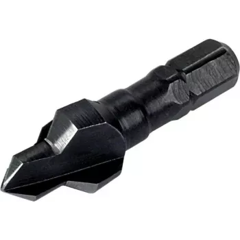 Wolfcraft 2546000 Kegelsenker 8 mm Sechskantschaft 1/4 Zoll HSS Einzelschneide 90°