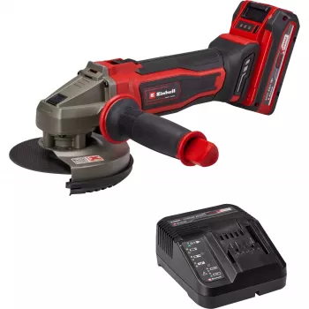 Einhell TE-AG 18/125-2 Li Akku-Winkelschleifer 18V 125mm mit 4,0Ah Akku und Ladegerät 4431190