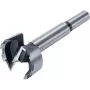 Wolfcraft 1002000 Forstnerbohrer-Set, 5-teilig, 15–35 mm, Kohlenstoffstahl, gezahnte Schneide, im Kunststoffkoffer