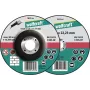 Wolfcraft 1623300 Trennschleifscheibe mit gekröpfter Mitte 125 mm x 22,23 mm x 1,2 mm, 5er-Pack
