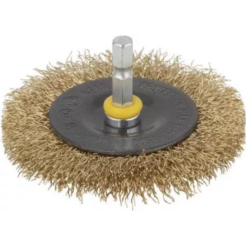 Wolfcraft Disc Brush with 1/4 inch (6,3 mm) Shank 2110000