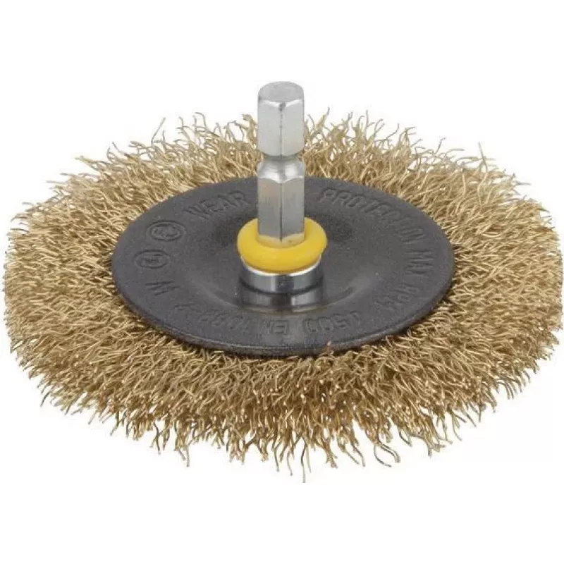 Wolfcraft Disc Brush with 1/4 inch (6,3 mm) Shank 2110000