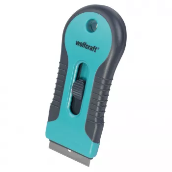 Wolfcraft 2K Kunststoffschaber 38 mm Blau/Schwarz 4101000
