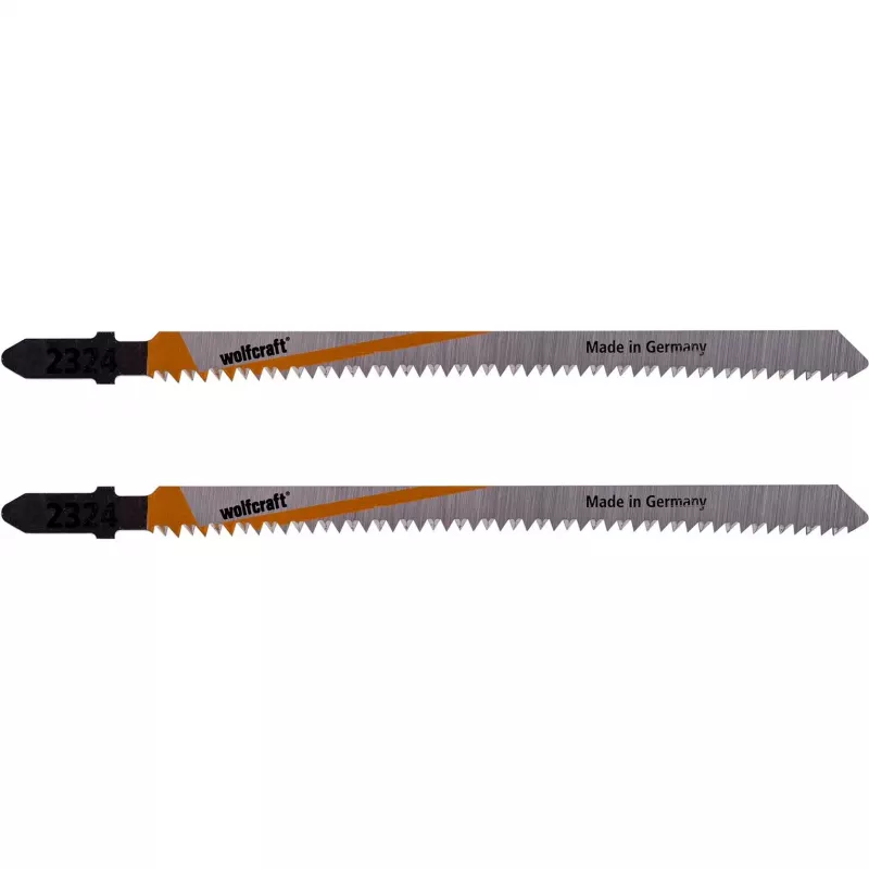 Wolfcraft 2324000 Stichsägeblatt HCS 130 mm T-Schaft 1 Stück