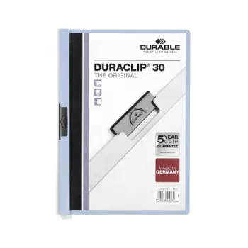 DURABLE Duraclip 2200-06 A4 Klemmhefter Polypropylen Blau