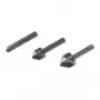Wolfcraft 2504000 Senkerset, 3-teilig, 6/12/16 mm, Werkzeugstahl, zylindrischer Schaft