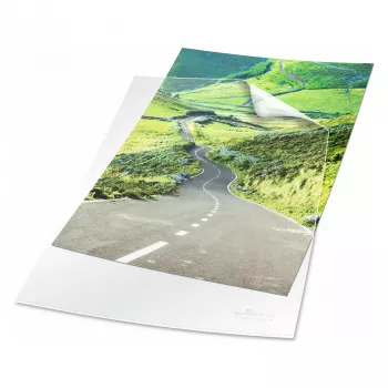 DURABLE STANDARD A4 transparente Dokumentenhüllen, 100er-Pack, 0,10 mm rPP, oben und rechts offen 247819