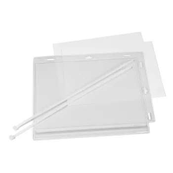 DURABLE Wasserdichte A5 Plakataschen mit Kabelbindern, 5er-Pack (505919)