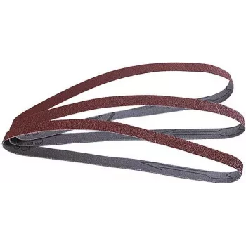 Wolfcraft 1725000 Schleifband Körnung 80, 457 mm x 13 mm, 3 Stück