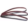 Wolfcraft 1725000 Schleifband Körnung 80, 457 mm x 13 mm, 3 Stück