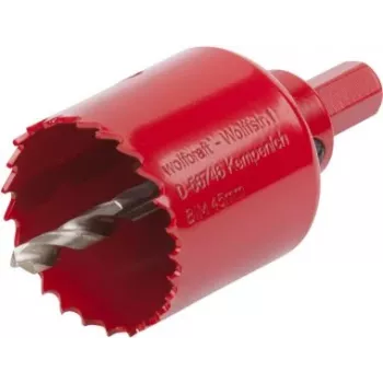 wolfcraft 5470000 Bi-Metall-Lochsäge 68 mm für Holz, Metall, Kunststoff, Gipskarton