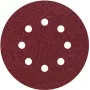 Wolfcraft 3180000 Klett-Schleifscheiben, 125 mm, Körnung 24, 5er-Pack