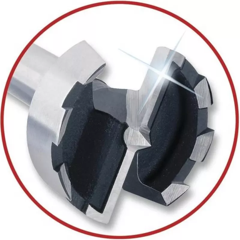 Wolfcraft Forstnerbohrer 40 mm Durchmesser, 90 mm Länge, Zylinderschaft 3325000