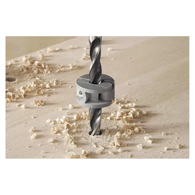 Wolfcraft 8 mm Buchenholzdübel-Set mit Bohrer, Tiefenanschlag und Markern (50 Dübel, 56 Teile) 2917000