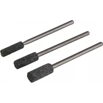 Wolfcraft 2175000 Keramik-Schleifstift-Set, 3-teilig, 2,35 mm Schaft
