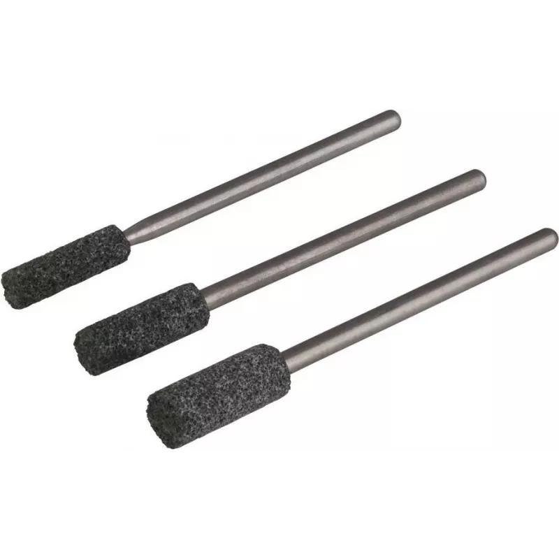 Wolfcraft 2175000 Keramik-Schleifstift-Set, 3-teilig, 2,35 mm Schaft