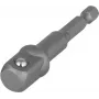 Wolfcraft 2414000 Steckschlüssel-Adapter 1/4 inch Antrieb auf 1/2 inch Steckschlüssel, 72 mm, Chrom-Vanadium