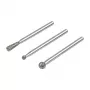 Wolfcraft 5988000 Diamant-Schleifstift-Set, Kugel und Kegel, 3-teilig