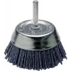 Wolfcraft Nylon-Topfbürste, 1/4 inch (6,3 mm) Schaft, 50 mm Durchmesser, 4500 U/min 2729000