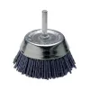 Wolfcraft Nylon-Topfbürste, 1/4 inch (6,3 mm) Schaft, 50 mm Durchmesser, 4500 U/min 2729000
