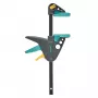Wolfcraft EHZ PRO Einhandzwinge 3456000, 150 mm Spannweite, 65 mm Ausladung, 120 kg Spannkraft, Spreizfunktion